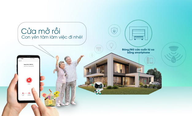 Công Tắc Điều Khiển Cửa Cuốn Thông Minh Ralli - Rạng Đông