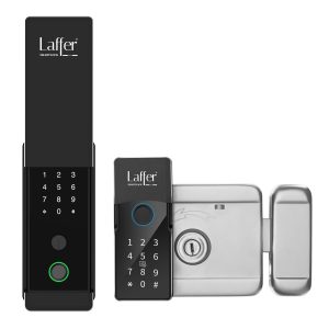 KHÓA CỔNG VÂN TAY NGOÀI TRỜI LAFFER A18 PRO INOX ( 2 MẶT )